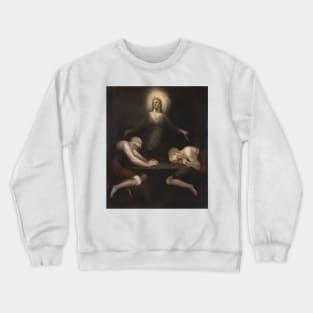 Christ Disappearing at Emmaus by Henry Fuseli Crewneck Sweatshirt